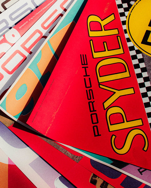 75 Years of Porsche Motorsport: 550 Spyder Panamericana Poster