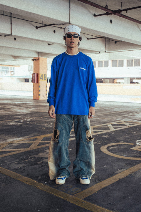 DAYTONA BLUE L/S TEE