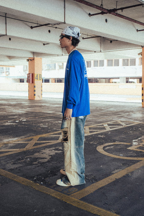 DAYTONA BLUE L/S TEE