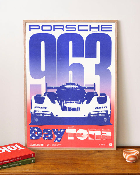 75 Years of Porsche Motorsport: 963 Daytona Poster