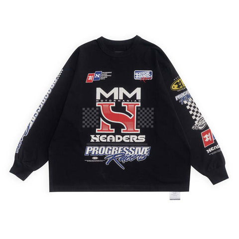 HEADERS X MM PROGRESSIVE RACERS L/S TEE