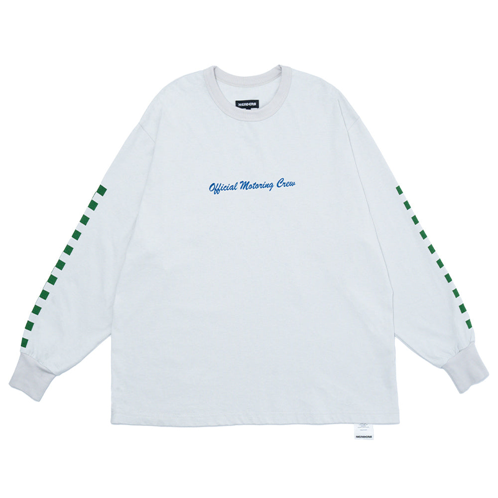 MOTORING CREW L/S TEE