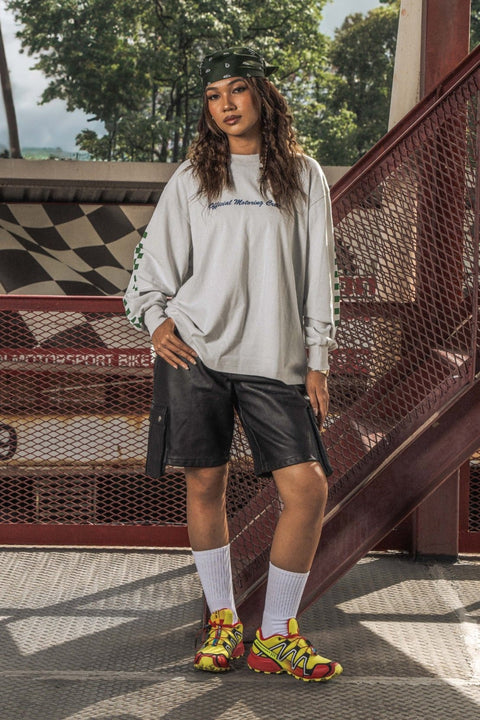 MOTORING CREW L/S TEE