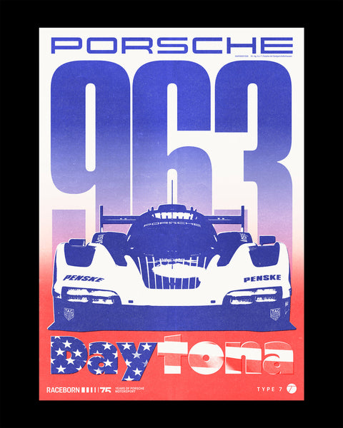 75 Years of Porsche Motorsport Poster - Full Collection