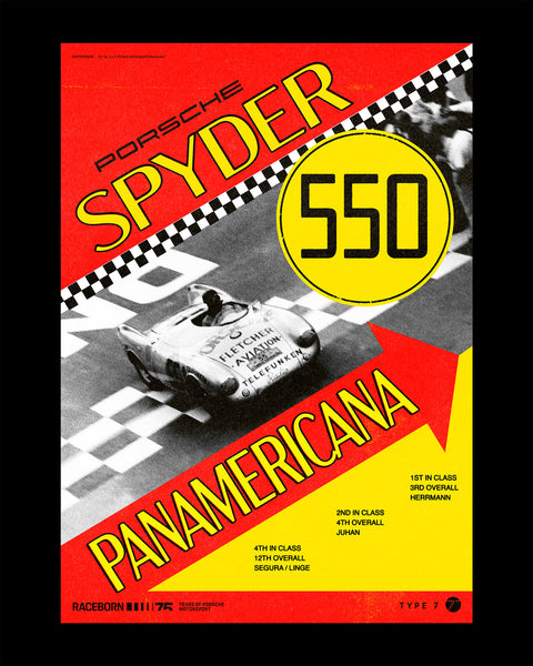 75 Years of Porsche Motorsport Poster - Full Collection
